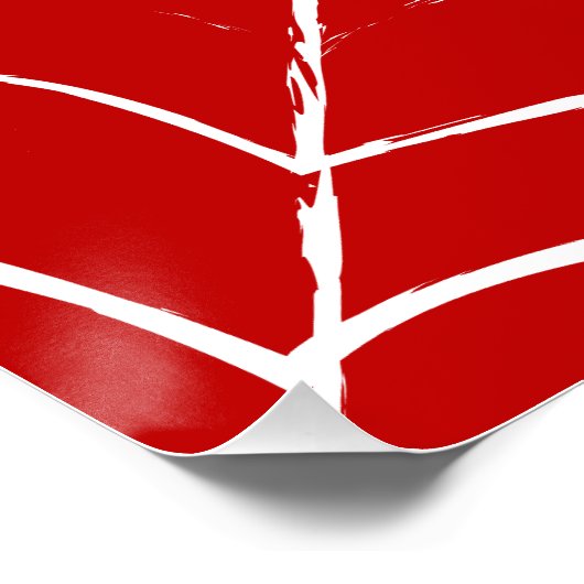 Red Web Perfect Poster (Hoek)