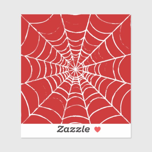 Red Web Sticker (Vel)