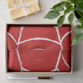 Red Web Tissuepapier (Geschenk)