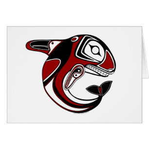Red Whale Totem-kaart