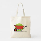 Red Wheelbarrow Tote Bag (Achterkant)