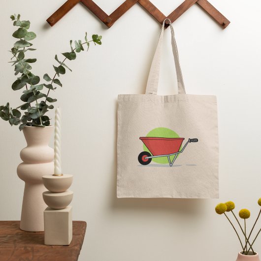 Red Wheelbarrow Tote Bag