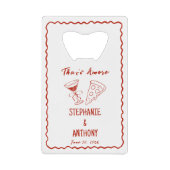 Red Whimsical Frame That's Amore Italien Mariage (Devant)