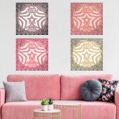 Red Whirl Pattern Poster Print - Intricate Art (Salon)