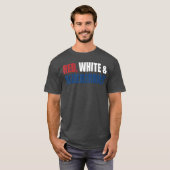 Red White and Blueberries Patriot gift T-shirt (Voorkant volledig)