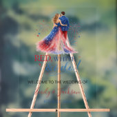 Red White and I do Wedding Welcome (Neutre)