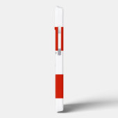 Red White Banner Groothertogdom Toscane Case-Mate iPhone Case (Achterkant / Links)