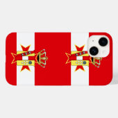 Red White Banner Groothertogdom Toscane Case-Mate iPhone Case (Achterkant (horizontaal))
