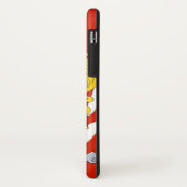 Red White Banner Groothertogdom Toscane Case-Mate iPhone Case (Achterkant/links)