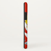 Red White Banner Groothertogdom Toscane Case-Mate iPhone Case (Achterkant/rechts)