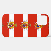 Red White Banner Groothertogdom Toscane Case-Mate iPhone Case (Achterkant (horizontaal))