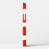 Red White Banner Groothertogdom Toscane Case-Mate iPhone Case (Achterkant / Links)