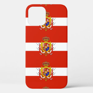 Red White Banner Groothertogdom Toscane iPhone 12 Hoesje