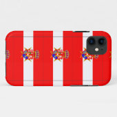 Red White Banner Groothertogdom Toscane Case-Mate iPhone Case (Achterkant (horizontaal))