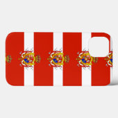 Red White Banner Groothertogdom Toscane Case-Mate iPhone Case (Achterkant (horizontaal))