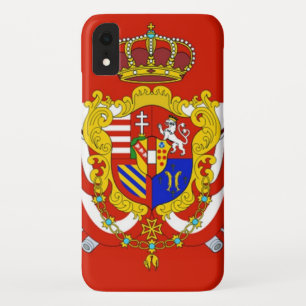 Red White Banner Groothertogdom Toscane iPhone XR Hoesje