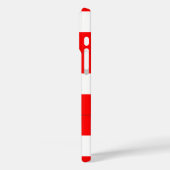 Red White Banner Groothertogdom Toscane Case-Mate iPhone Case (Achterkant / Links)