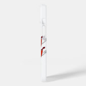 Red White Banner Groothertogdom Toscane Case-Mate iPhone Case (Achterkant / Links)