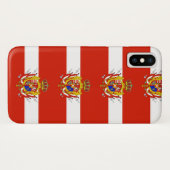 Red White Banner Groothertogdom Toscane Case-Mate iPhone Case (Achterkant (horizontaal))