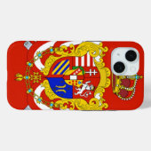 Red White Banner Groothertogdom Toscane Case-Mate iPhone Case (Achterkant (horizontaal))