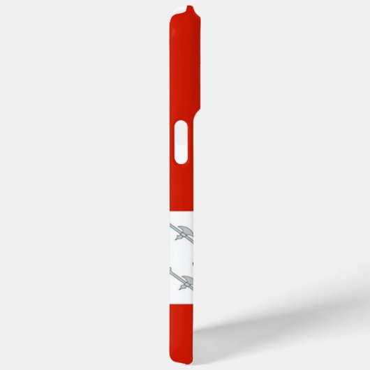 Red White Banner Groothertogdom Toscane Case-Mate iPhone Case (Achterkant / Rechts)