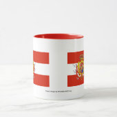 Red White Banner Groothertogdom Toscane Mok (Midden)