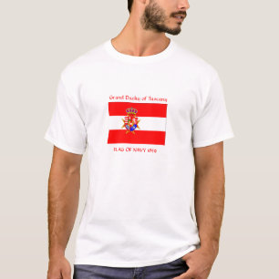 Red White Banner Groothertogdom Toscane T-shirt