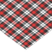 Red White Black Buffalo Check Pset Pattern Korte Tafelloper (Hoek)