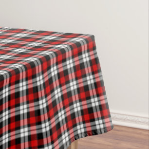 Red White Black Buffalo Check Pset Pattern Tafelkleed
