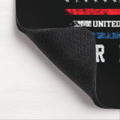 Red White Blue Air Force Flyover Prouted American  Muismat (Hoek)