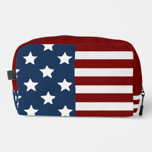 Red White Blue Amerikaanse vlag Toilettasje