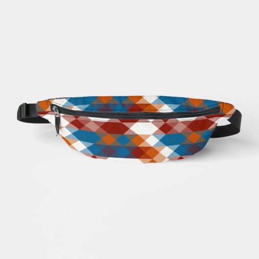 red white blue and orange geometric (Recto)