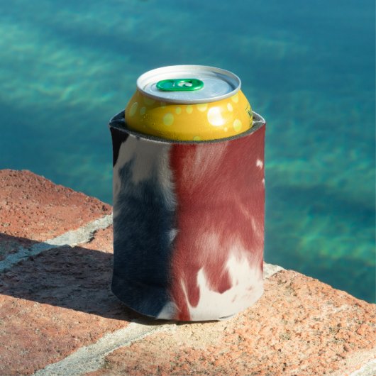 Red White Blue Cow Print Blikjeskoeler (Insitu Zwembad)