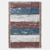 Red White Blue Driftwood Deken (Voorkant Verticaal)