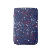 Red White Blue Fireworks-sterren Badmat (Voorkant Verticaal)