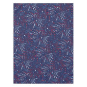 Red White Blue Fireworks-sterren Tafelkleed (Voorkant)