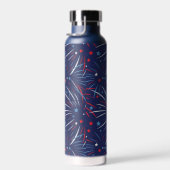 Red White Blue Fireworks-sterren Waterfles (Rechts)
