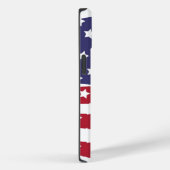 Red White Blue Flag Design Hoesje-Mate iPhone Case (Achterkant / Rechts)