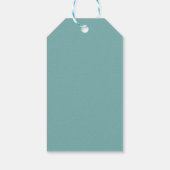 Red White Blue-kerstkussen Prettige feestdagen Cadeaulabel (Achterkant)