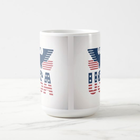 Red White Blue Morphing USA Mug (Centre)