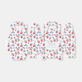 Red White Blue op 4 juli zomer 1e verjaardag Bedankdoosjes (Uitgevouwen)