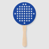 Red White Blue Stars en Stripes American Flag Handwaaier (Voorkant)