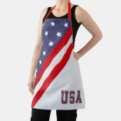 Red, White & Blue Stars & Stripes Schort (Insitu)