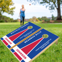 Red White Blue Team Colours Custom