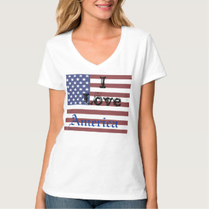 Red White Blue USA vlag Patriotic Liberty Tshirt 5