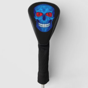 Red White Blue USA Zombie Skull Driver Hoesjes Golfheadcover