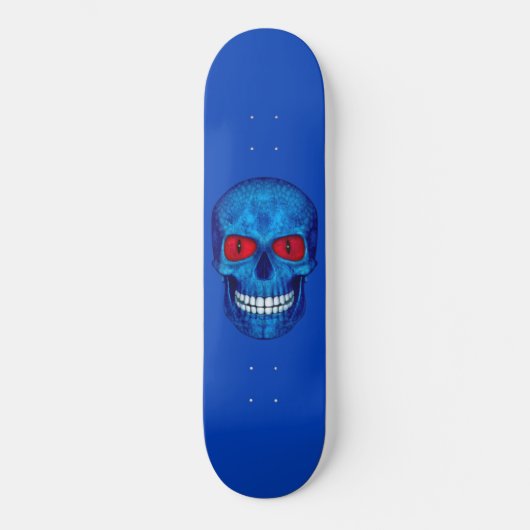 Red White Blue USA Zombie Skull Skateboard (Voorkant)