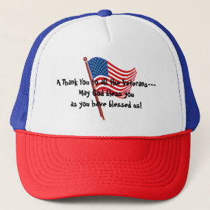 Red White Blue veterans Trucker Pet