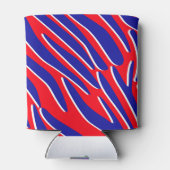 Red, White & Bold | Tiger Stripe Beverage Cooler (Achterkant)