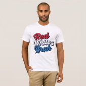 Red White & Bruh T-Shirt (Devant entier)